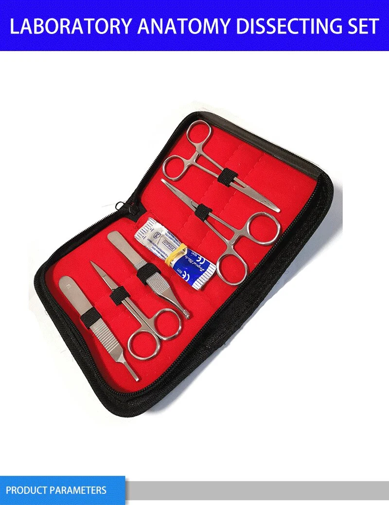 Prof. Quality Surgical Dental Instruments+Anatomy Set Medical Basic Dissecting Kit